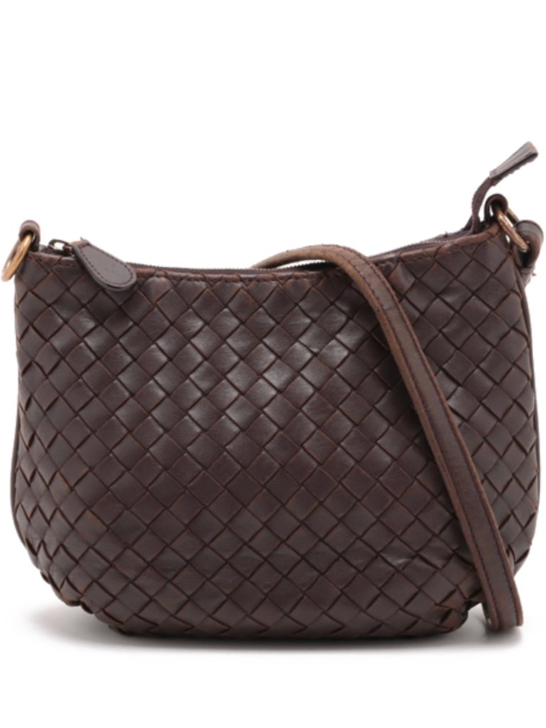 Vintage Bottega Veneta Intrecciato Crossbody Bag